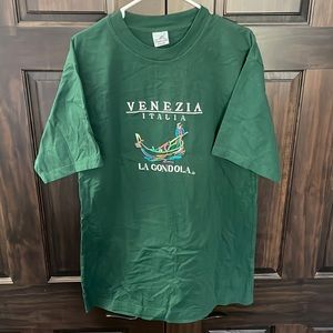Vintage 90s Venezia Italia La Gondola tee shirt